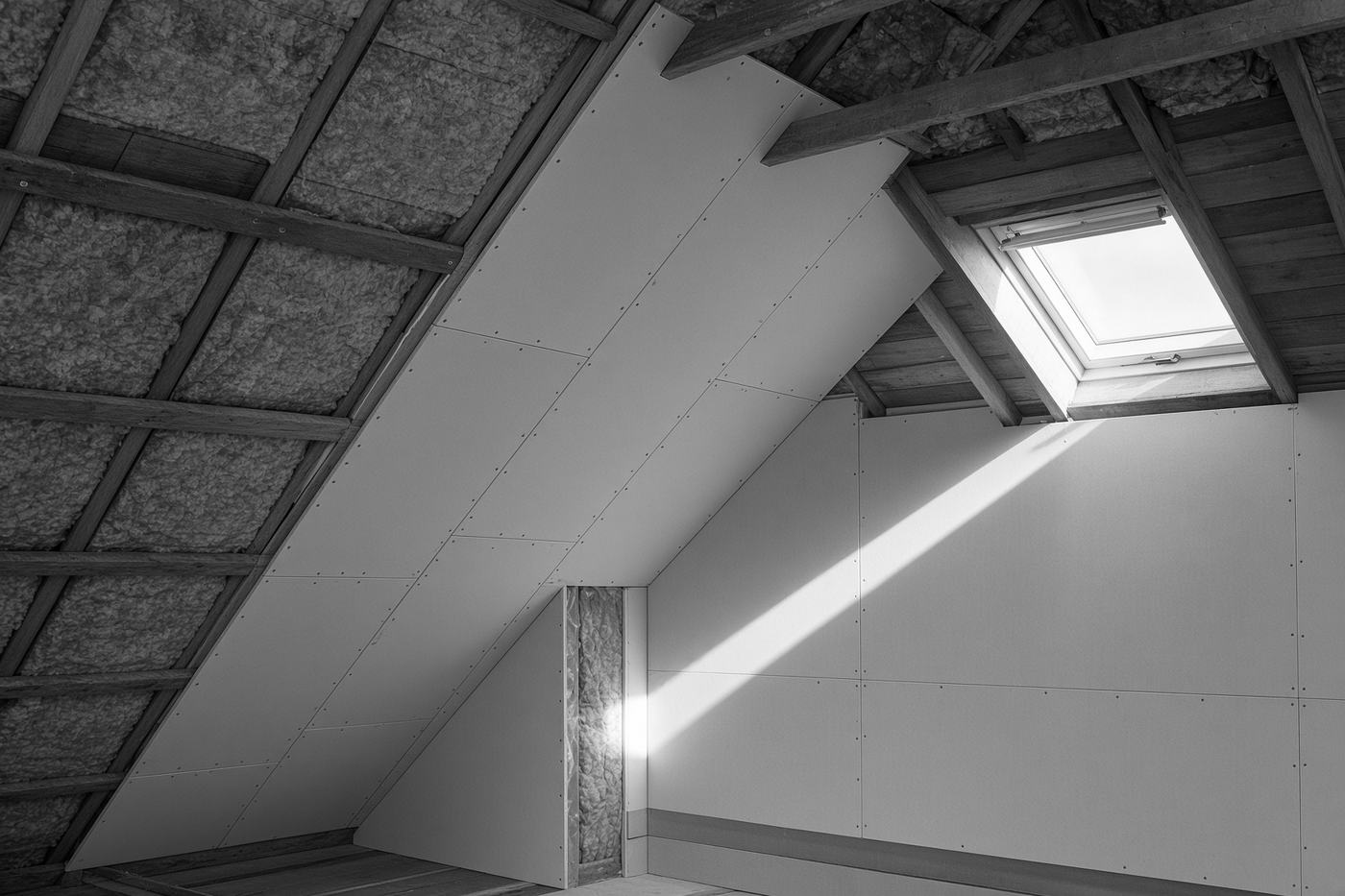 Dachdämmung im Dachgeschoss in Pentling